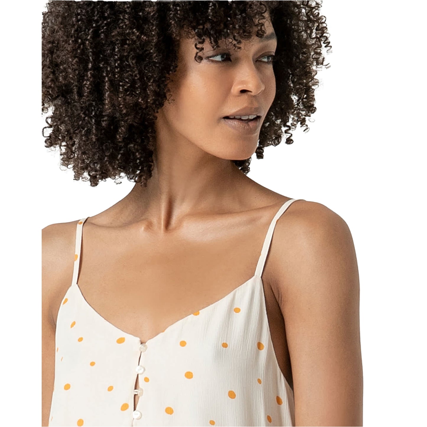 SURKANA - Top con spalline e pois, tipo canottiera-SURKANA-VIALESCARPE