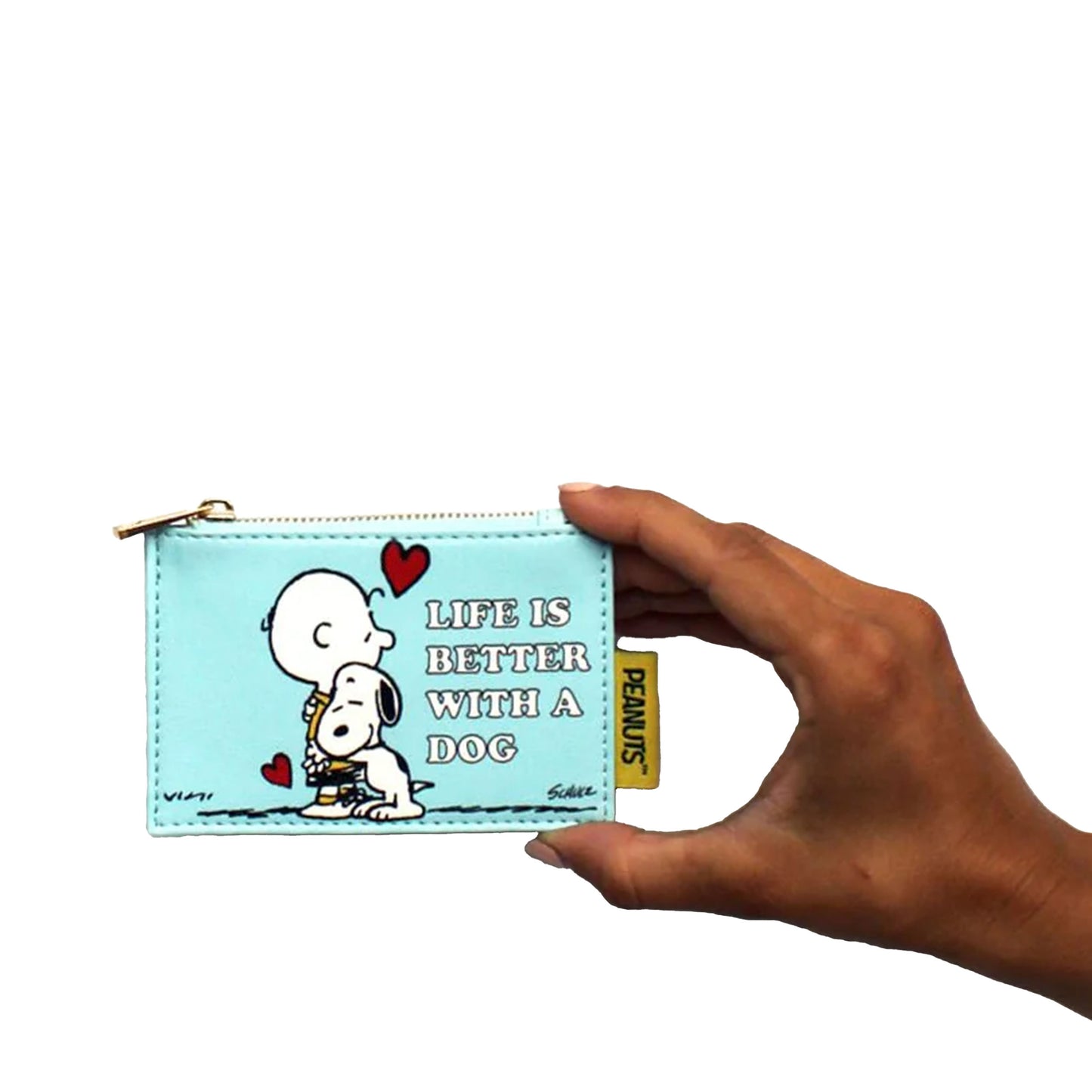 HOUSE OF DISASTER - Peanuts ‘Life is better with a Dog’ Zip Purse