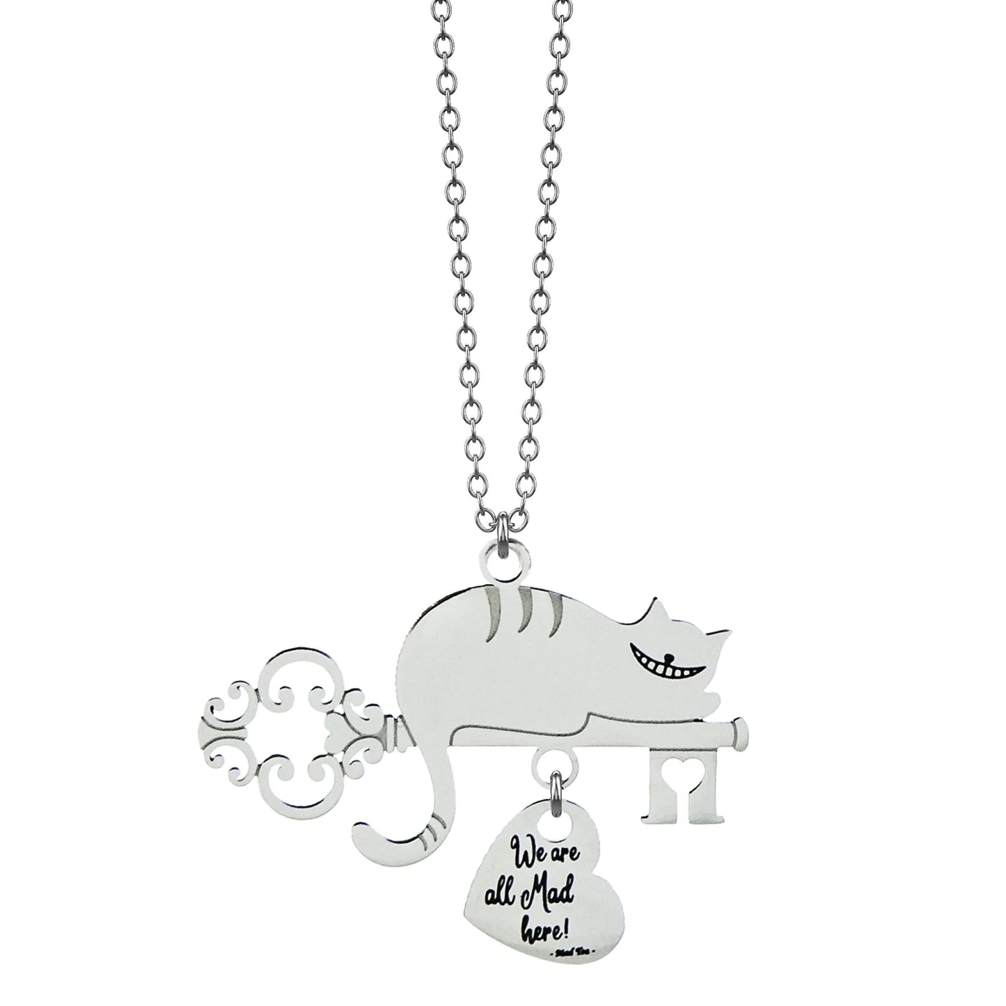 MAD TEA - Collana Gatto di Alice “Qui siamo tutti matti!”