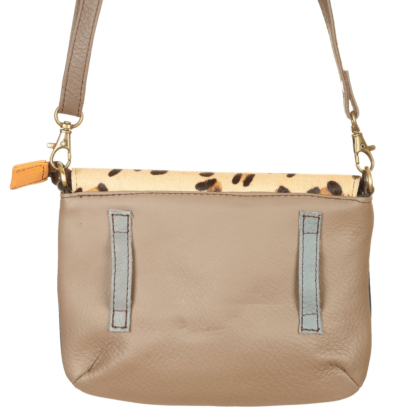 SORUKA Borsa Carol Stampata Pelo Blu-Maculato-Grigio