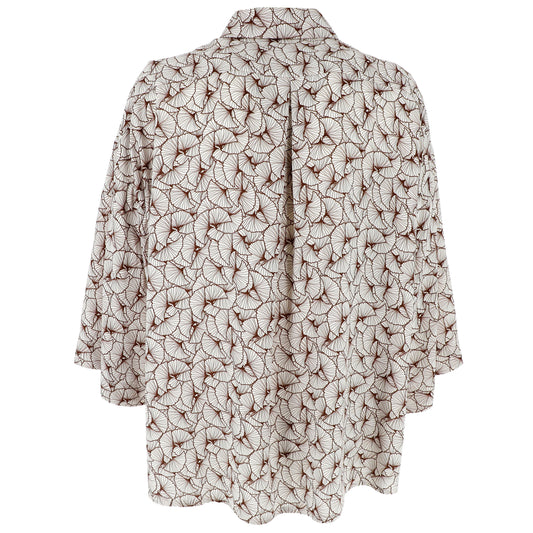 KARAKORUM Camicia SIGMA Beige e marroen-KARAKORUM-VIALESCARPE