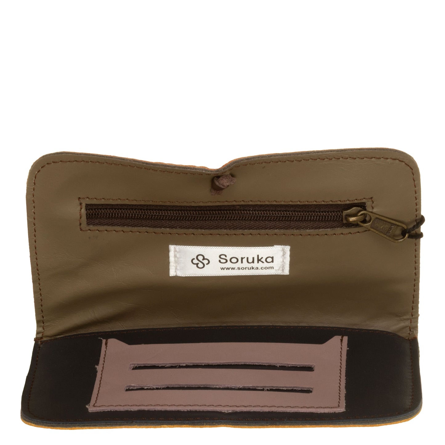 Portatabacco Noa liscio Ocra, Aragosta, Multicolor-SORUKA-VIALESCARPE