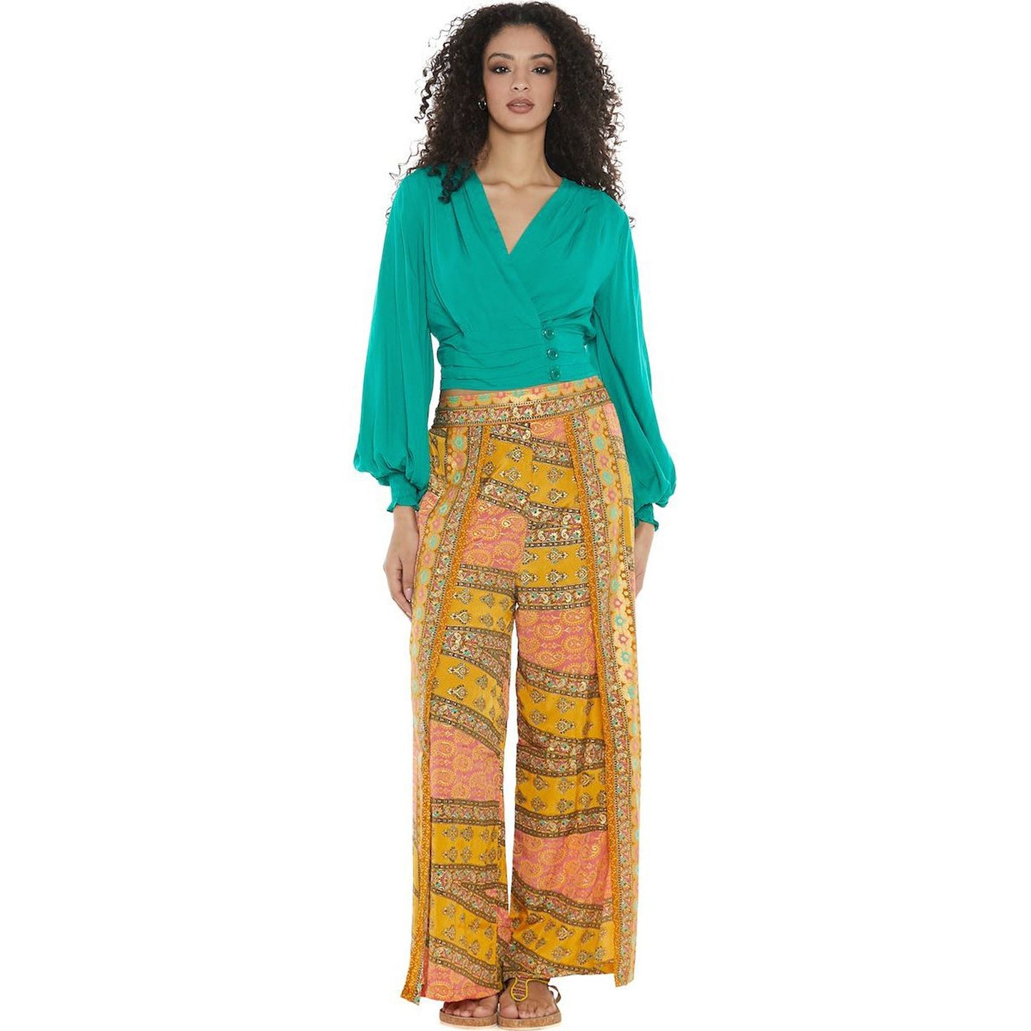Pantaloni DIPLADENIA BEACH - BABA Design