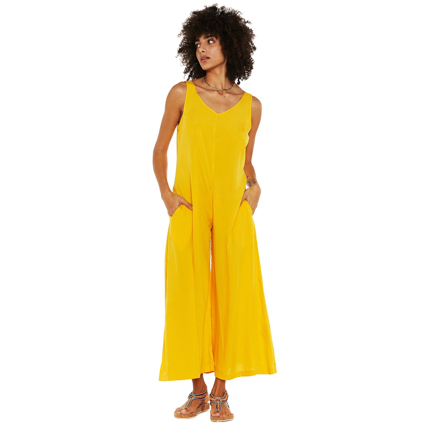 BABA DESIGN - Jumpsuit AZURE HORIZON-Baba design-VIALESCARPE