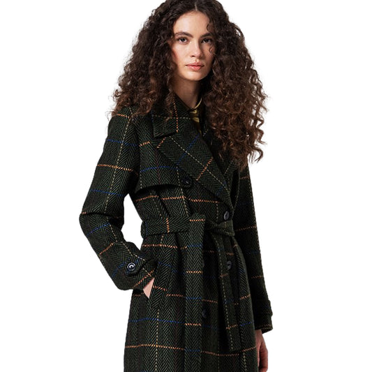 SURKANA - Cappotto a quadri-SURKANA-VIALESCARPE