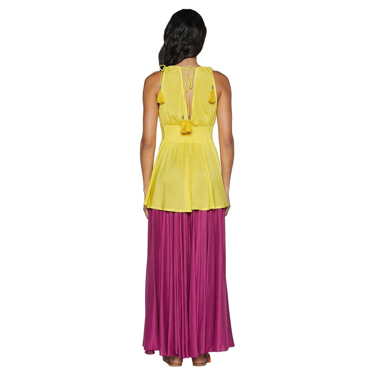 BABA DESIGN Top RAINBOW MODAL Turchese
