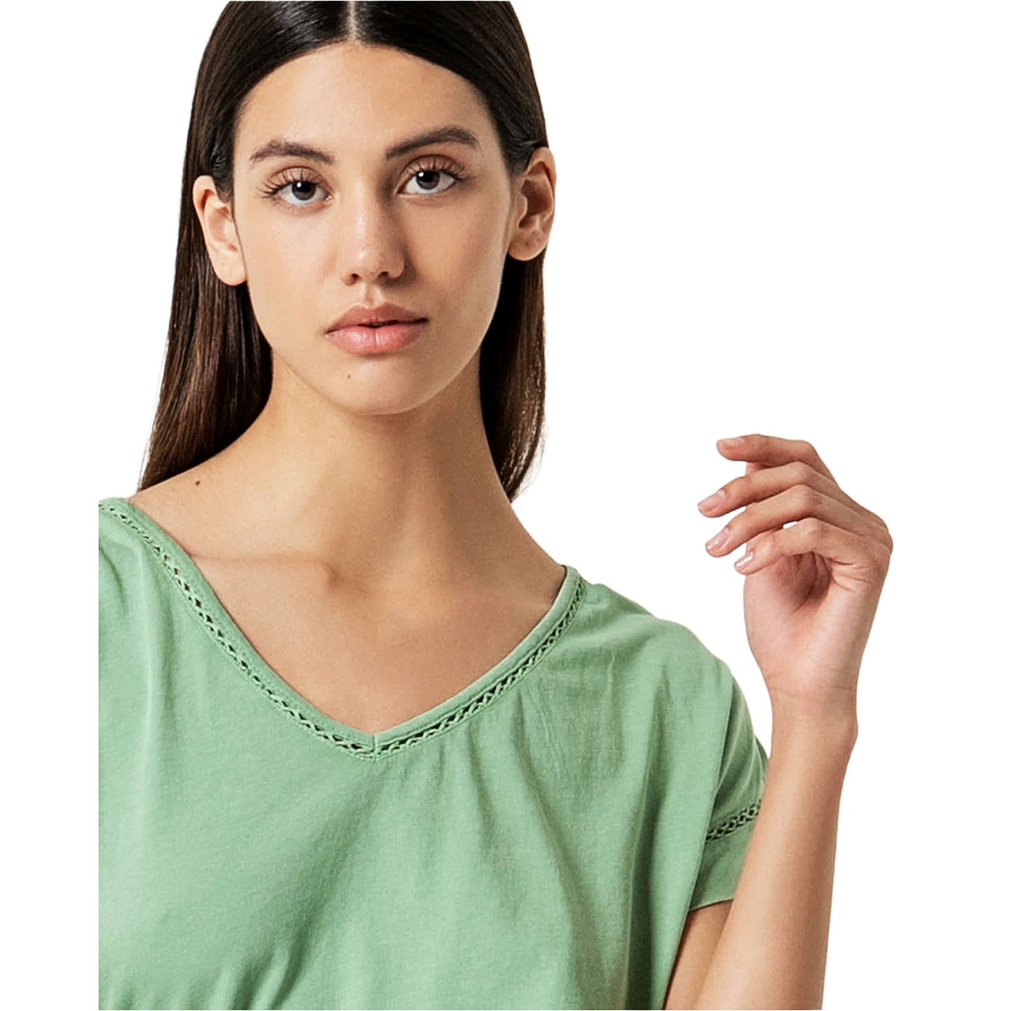 SURKANA - Maglietta scollo a V-SURKANA-VIALESCARPE