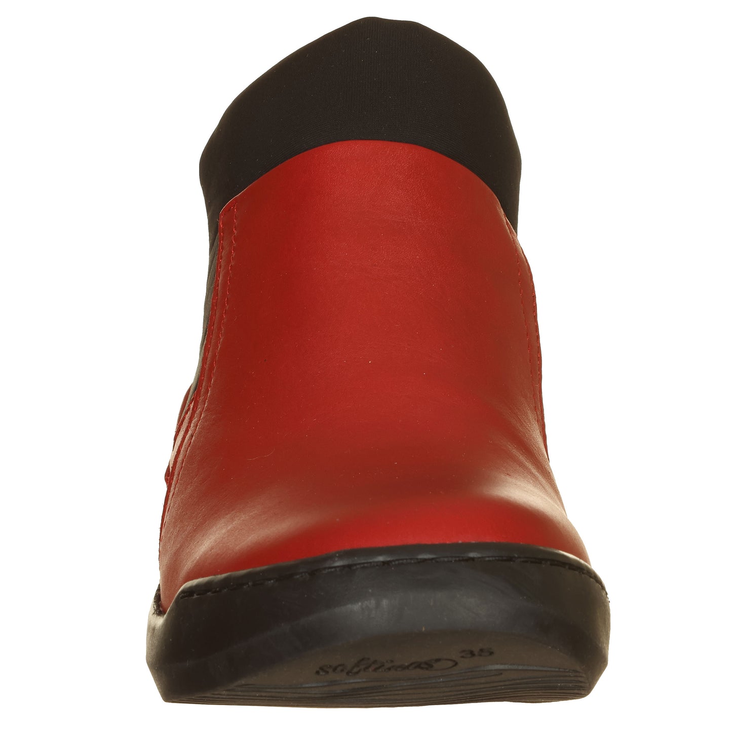 Ankle boots nappati con inserto elastico