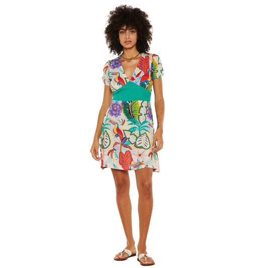 BABA DESIGN - Abito corto Beach Vibes-Baba design-VIALESCARPE