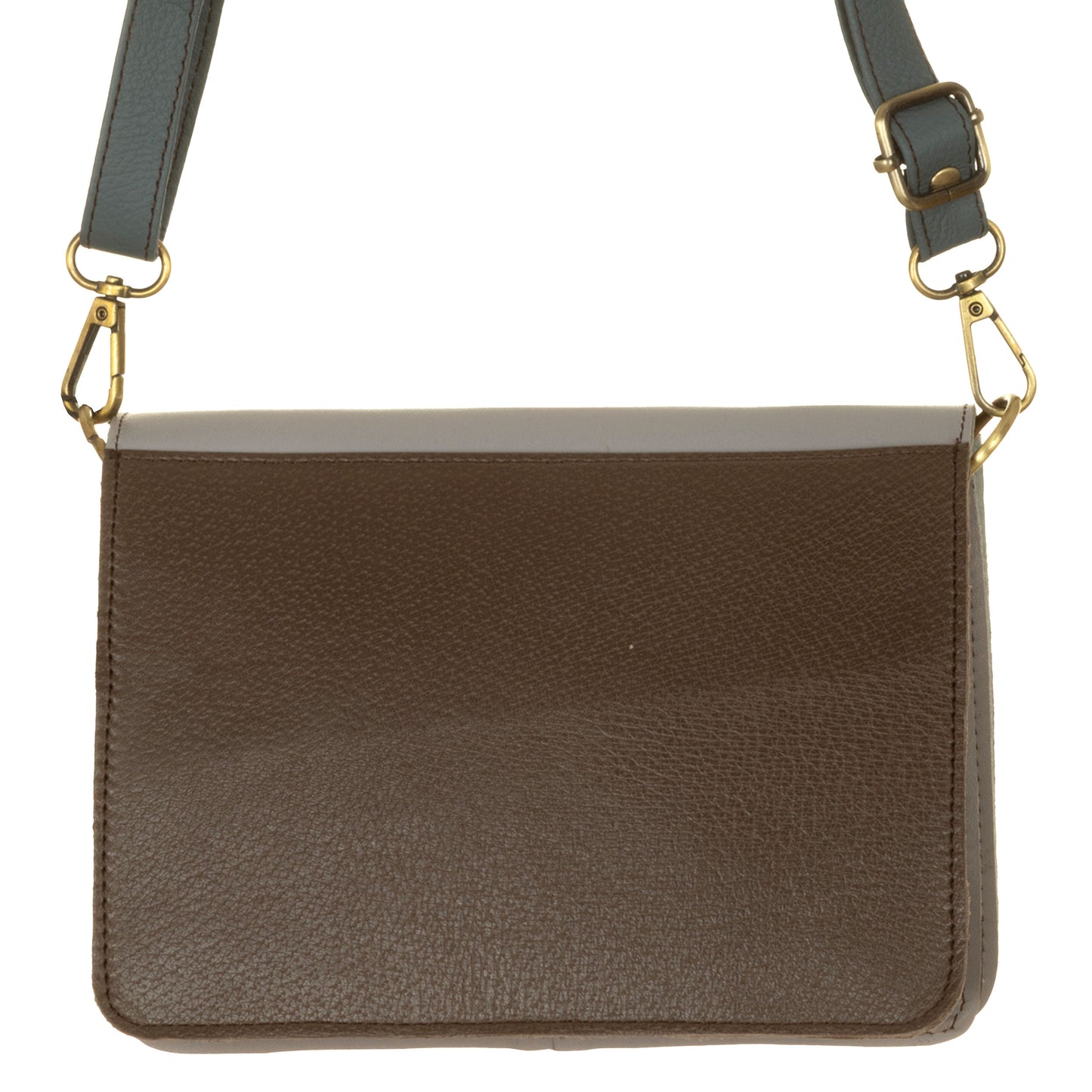 SORUKA Borsa Margot liscia basic Shoking, Grigio, Fango