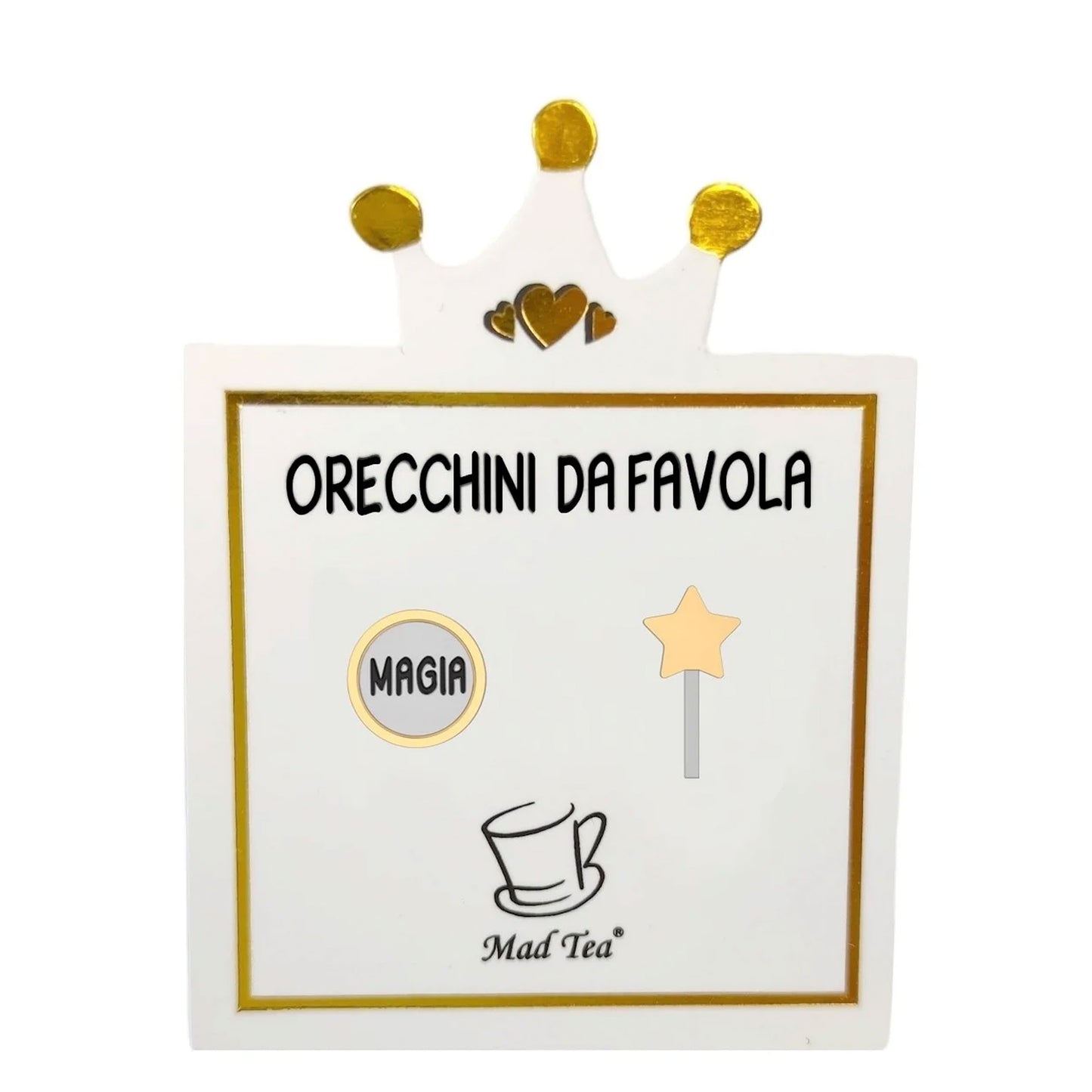 MAT TEA - Orecchini - Bacchetta magic as a Princess - magia-MAD TEA-VIALESCARPE