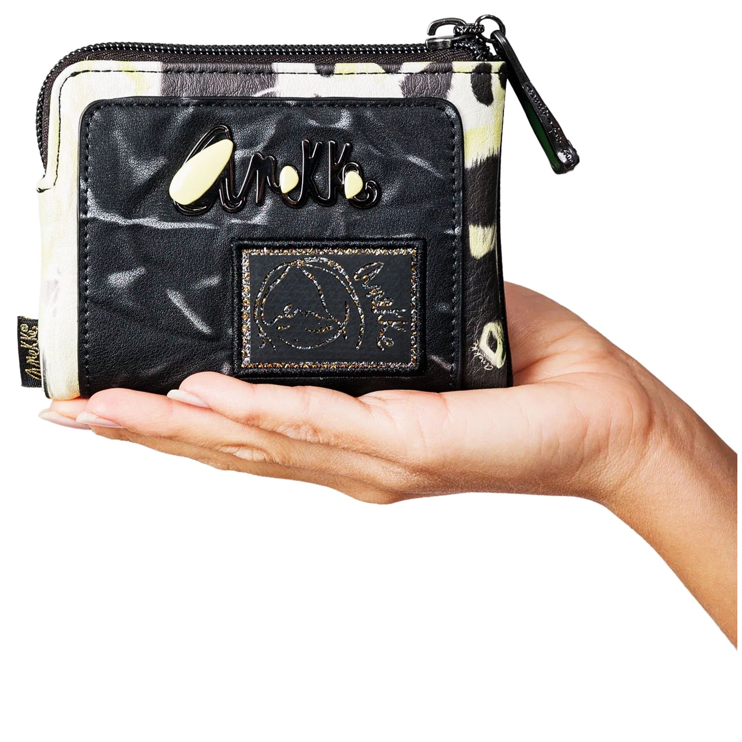 ANEKKE Piccolo portafoglio RFID flessibile Memories