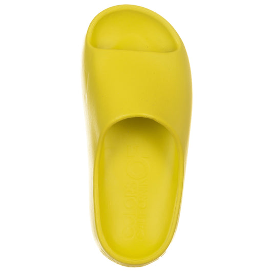 Colors of Califonia - Mule gomma EVA lime con zeppa-Colors of California-VIALESCARPE