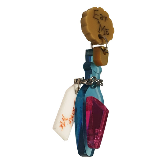 ARKY FLY Oreccchino pendente Alice Drink Eat Me-ARKYFLY-VIALESCARPE