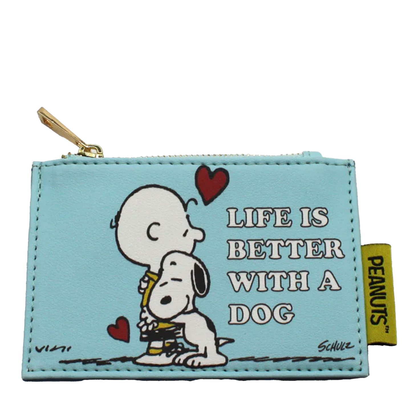 HOUSE OF DISASTER - Peanuts ‘Life is better with a Dog’ Zip Purse