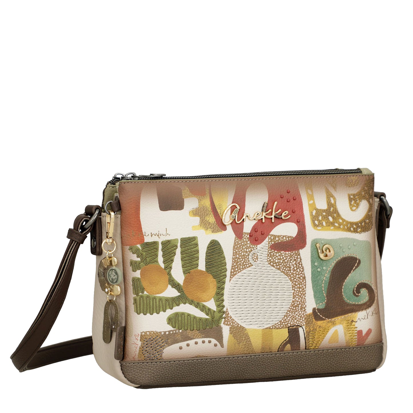 ANEKKE Borsa a tracolla stampata Anfora