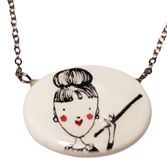 Girocollo Audrey Hepburn-MANITAS DE PLATA-VIALESCARPE