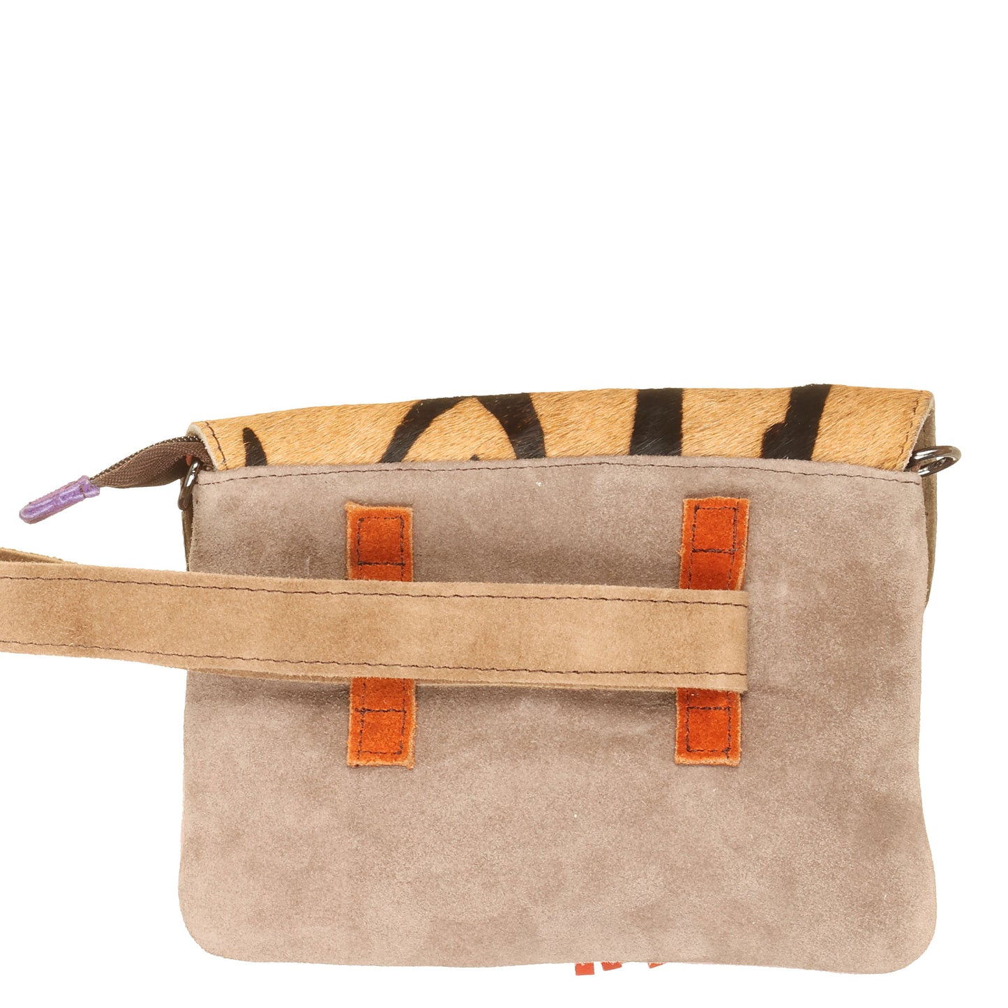 SORUKA Borsetta marsupio Juliette Rosa-Zebra-Tortora