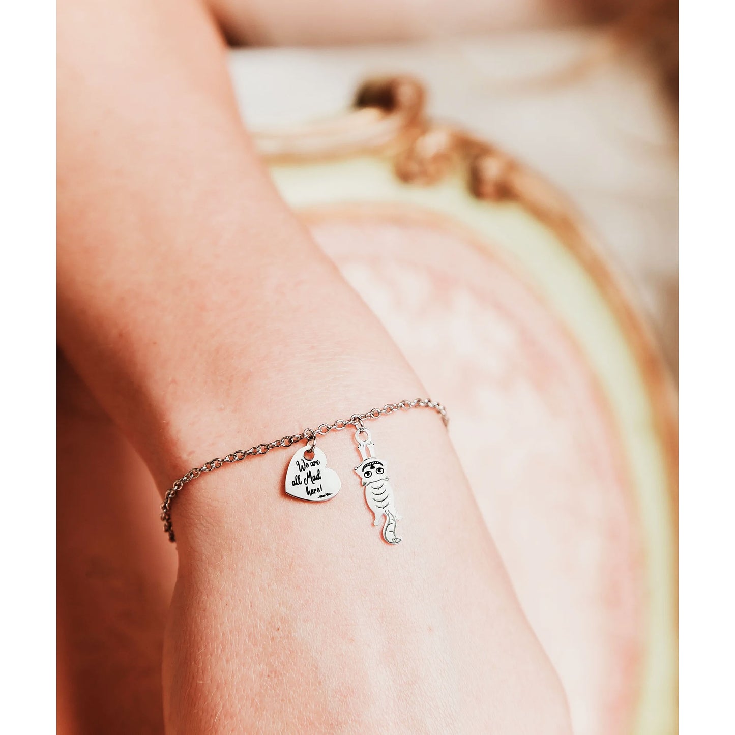 MAD TEA - Bracciale Gatto di Alice “We are all mad here!”