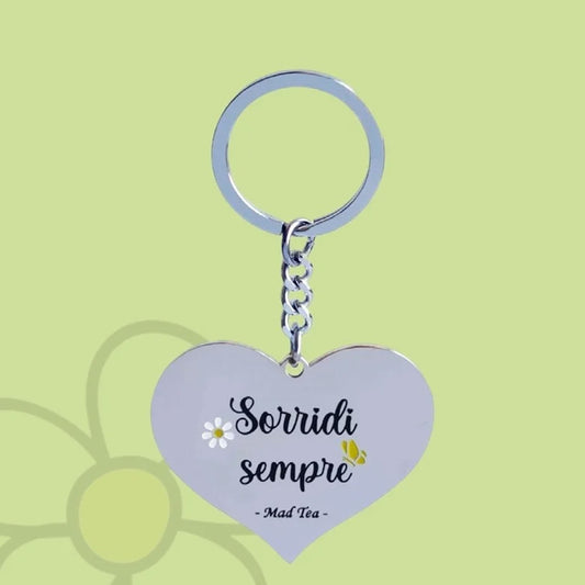 MAT TEA - Portachiavi Sorridi sempre-MAD TEA-VIALESCARPE