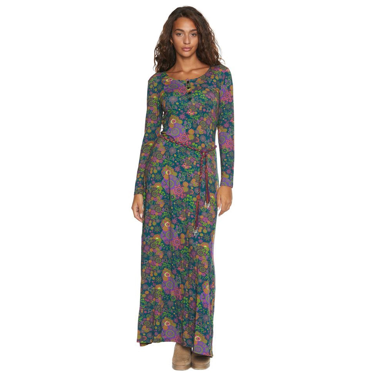 BABA Design Abito lungo Dublin Abstract Floral