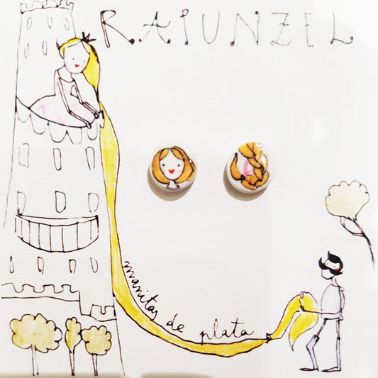 Muni-Orecchini a lobo Rapunzel-MANITAS DE PLATA-VIALESCARPE