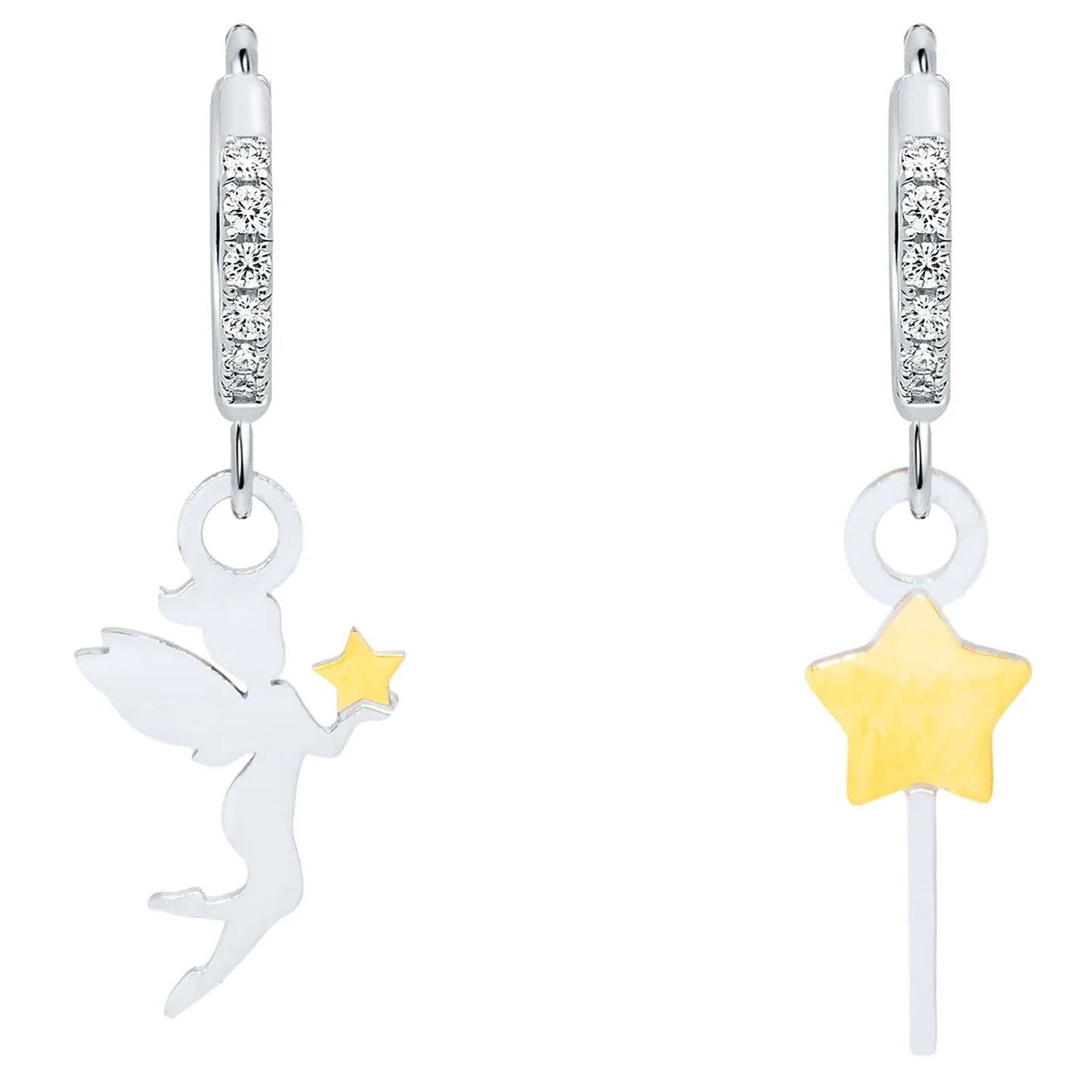 MAD TEA - Orecchini anelle “Fata dei desideri e la sua bacchetta magica” - Fata-MAD TEA-VIALESCARPE