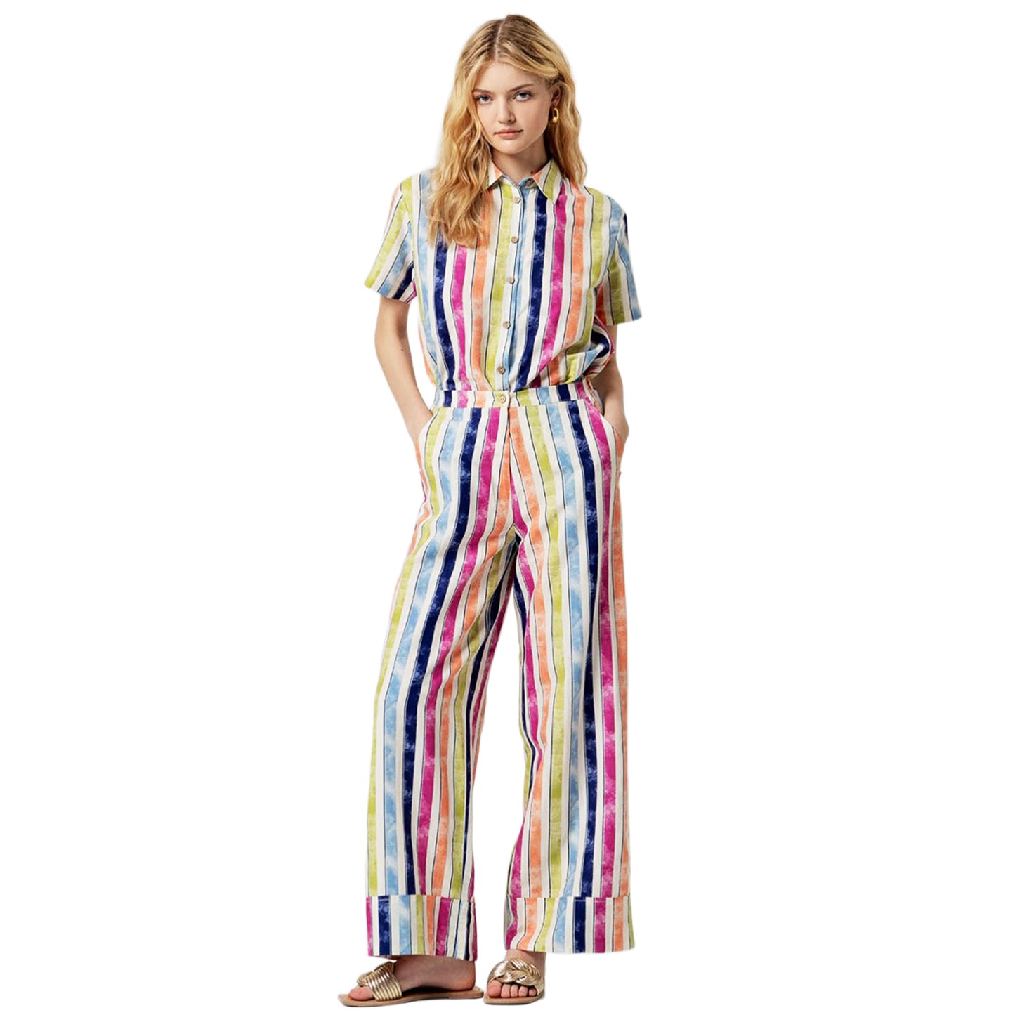 SURKANA Pantaloni larghi Multicolore