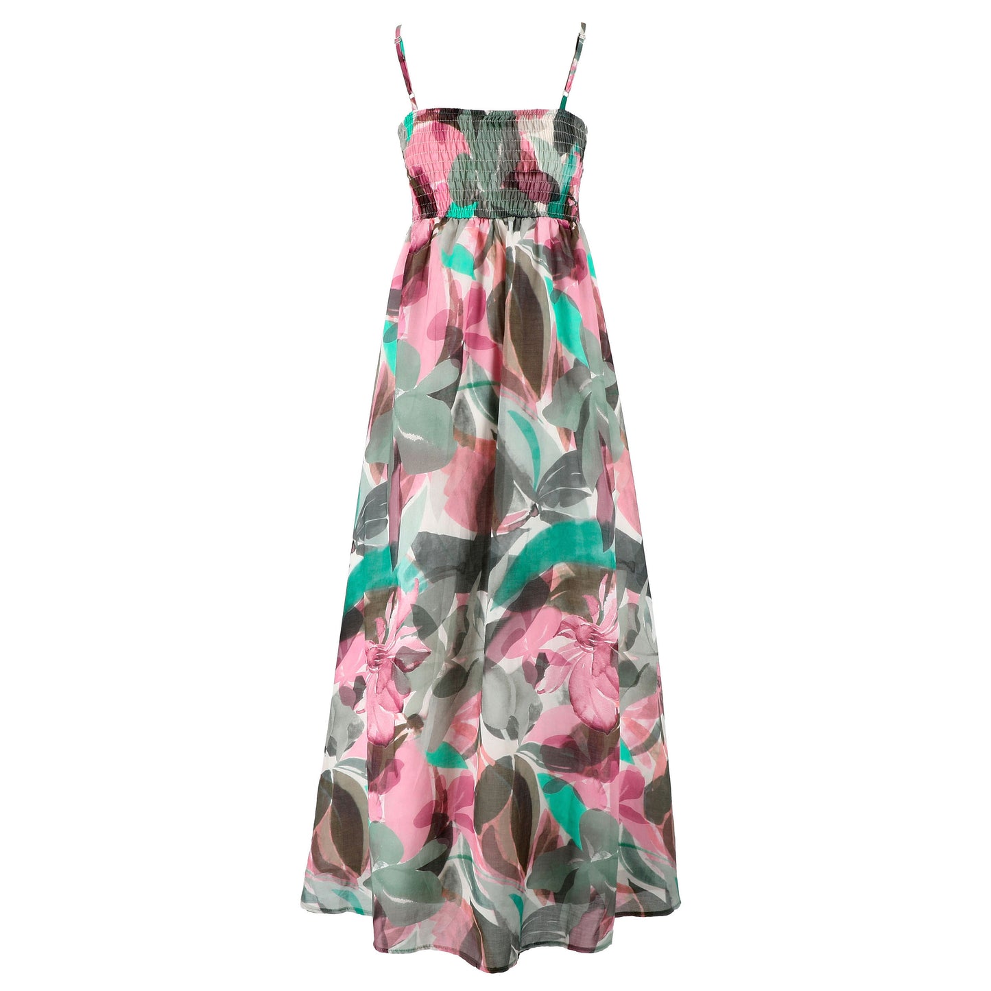 KARAKORUM Vestito Lungo LAGUNA Aqua e multi