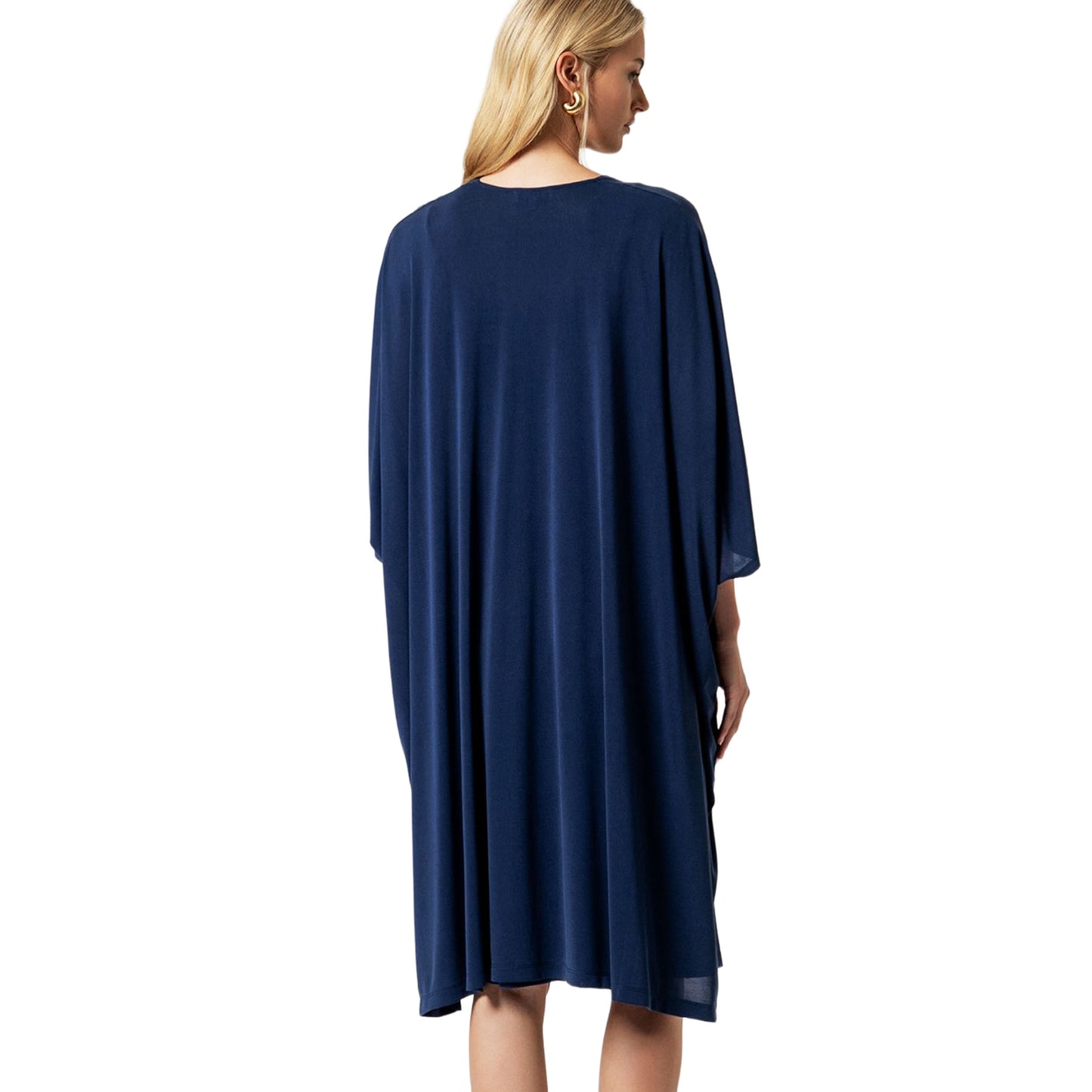 SURKANA Kimono Lungo Blu-SURKANA-VIALESCARPE