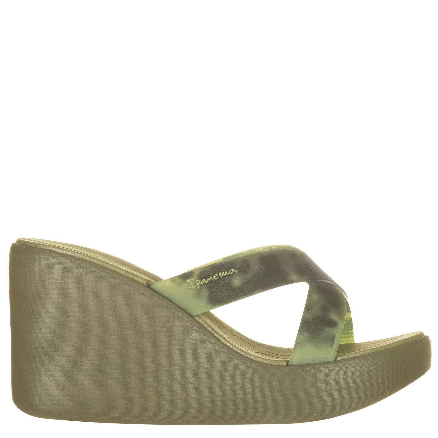 Ciabatte con zeppa IPANEMA High Fashion Slide Militare