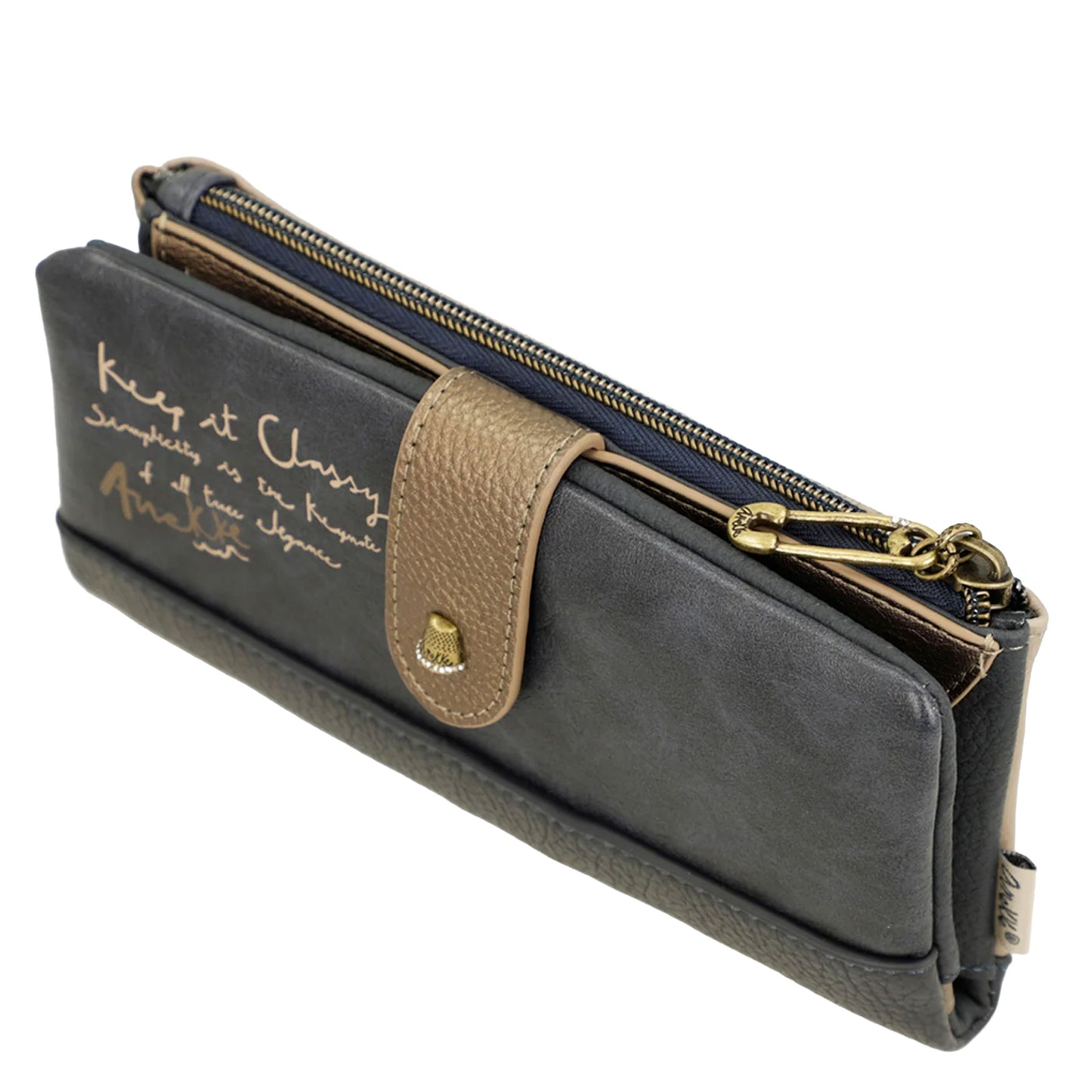 ANEKKE - Portafogli grande flessibile RFID Studio-ANEKKE-VIALESCARPE