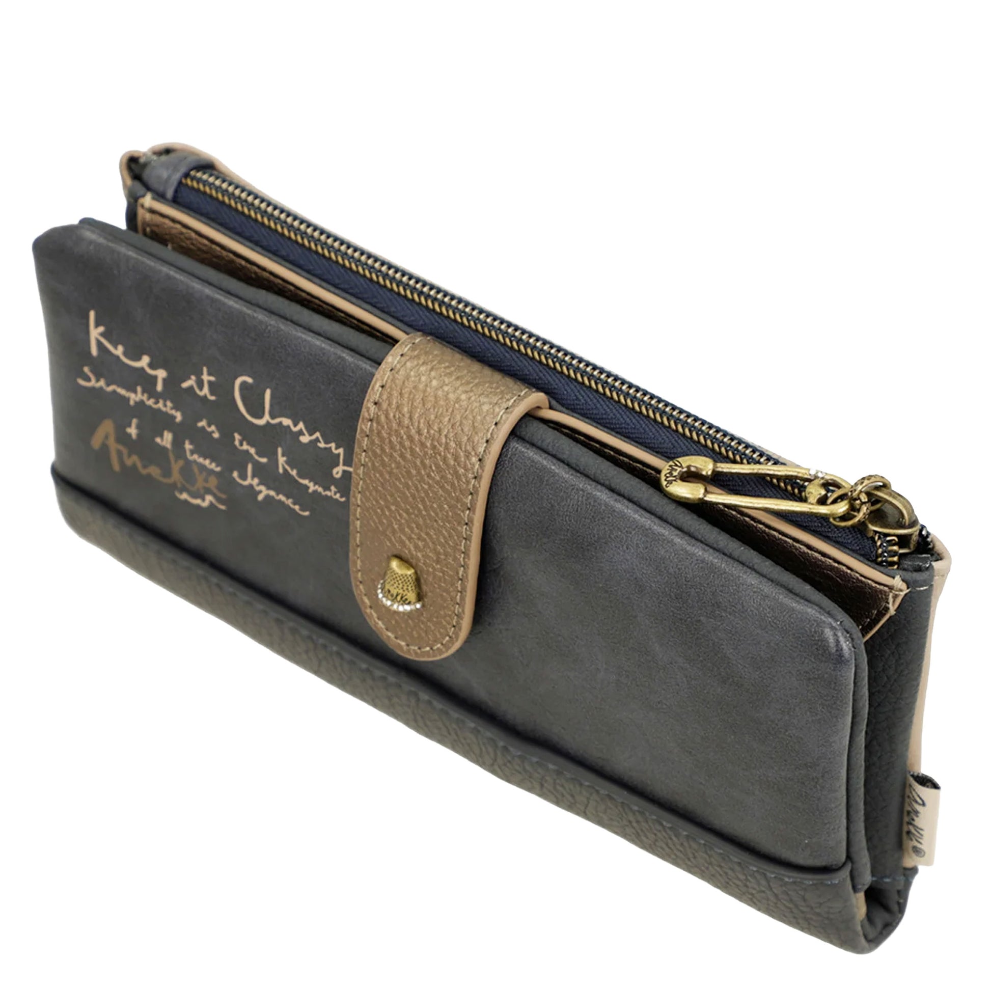 ANEKKE - Portafogli grande flessibile RFID Studio-ANEKKE-VIALESCARPE