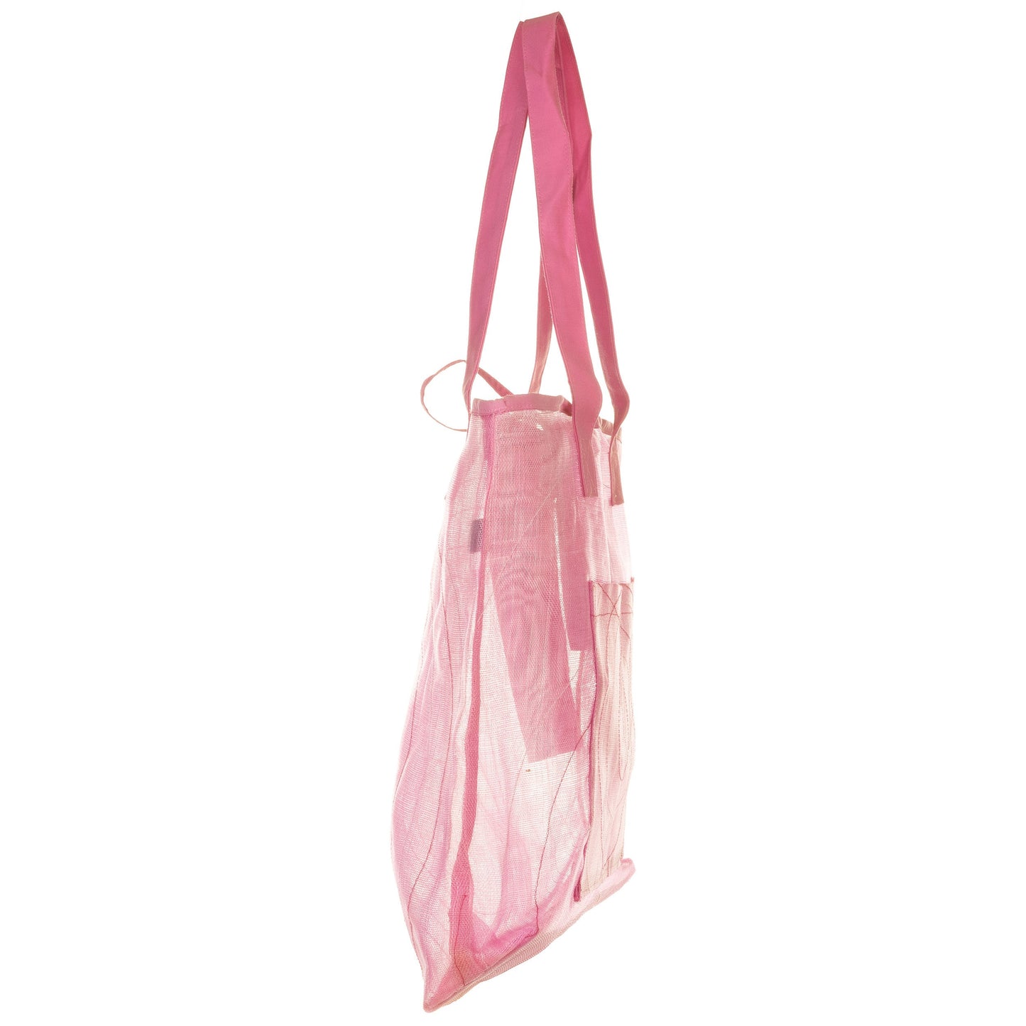 Borsa LATIN rete trasparente rosa