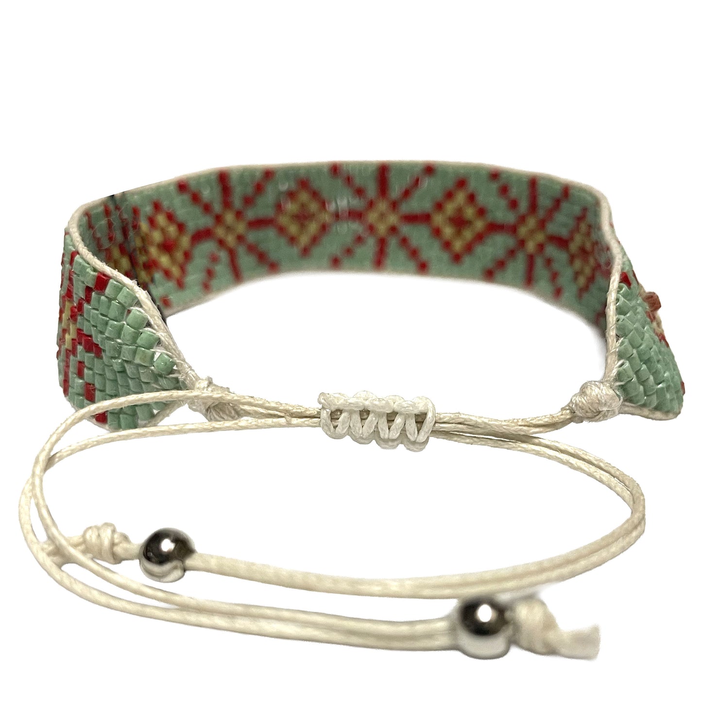 SURKANA Bracciali medi perline giapponesi multi