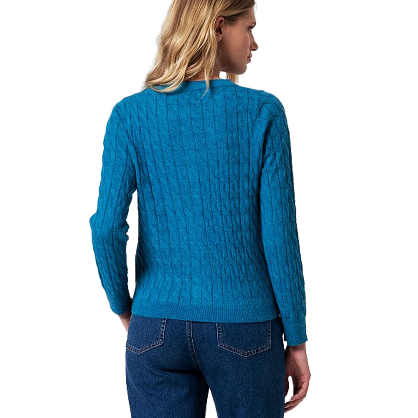 SURKANA - Cardigan corto e aderente con trecce-SURKANA-VIALESCARPE