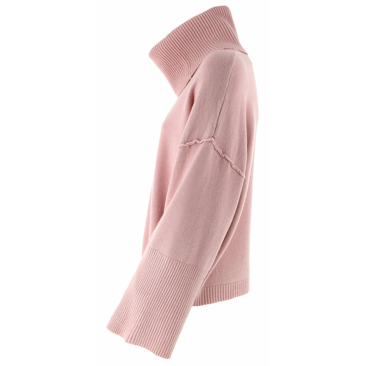 KARAKORUM Maglia Jacqueline rosa con collo staccabile
