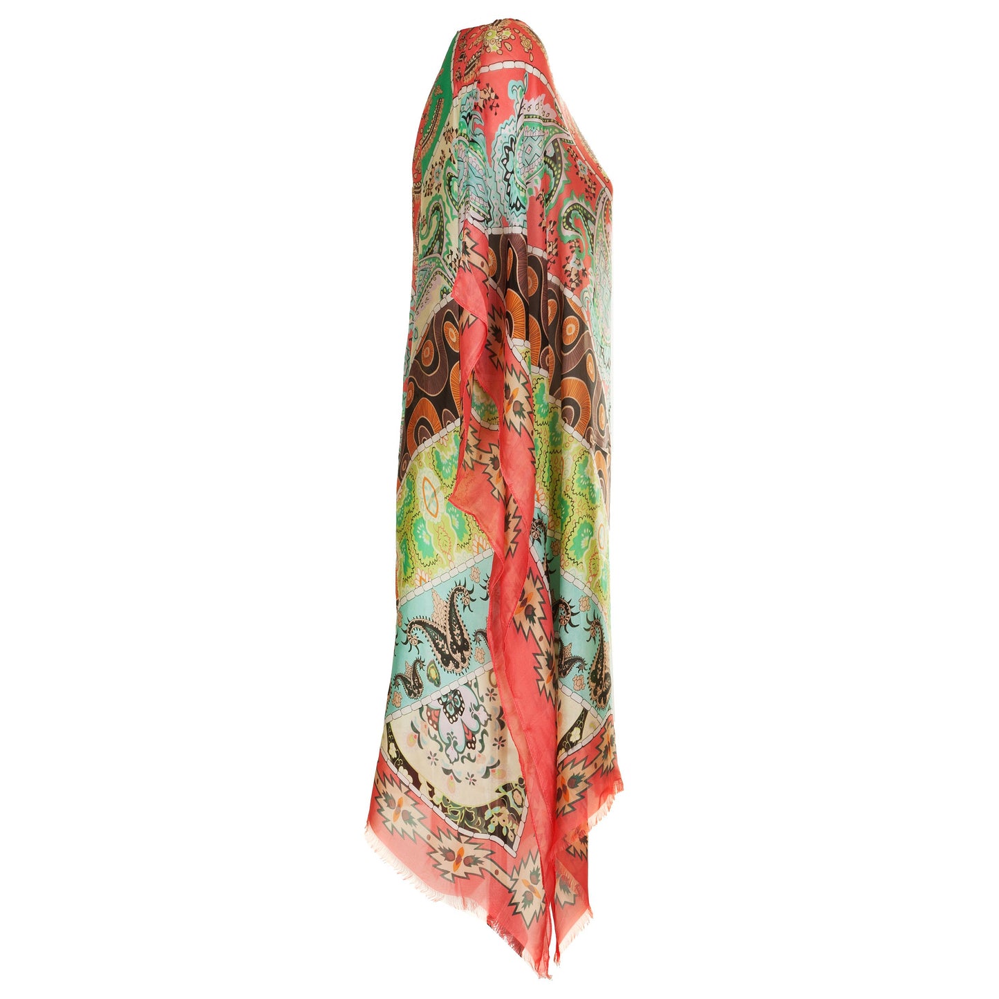 Kaftano Foulard Finto Patch. silk touch