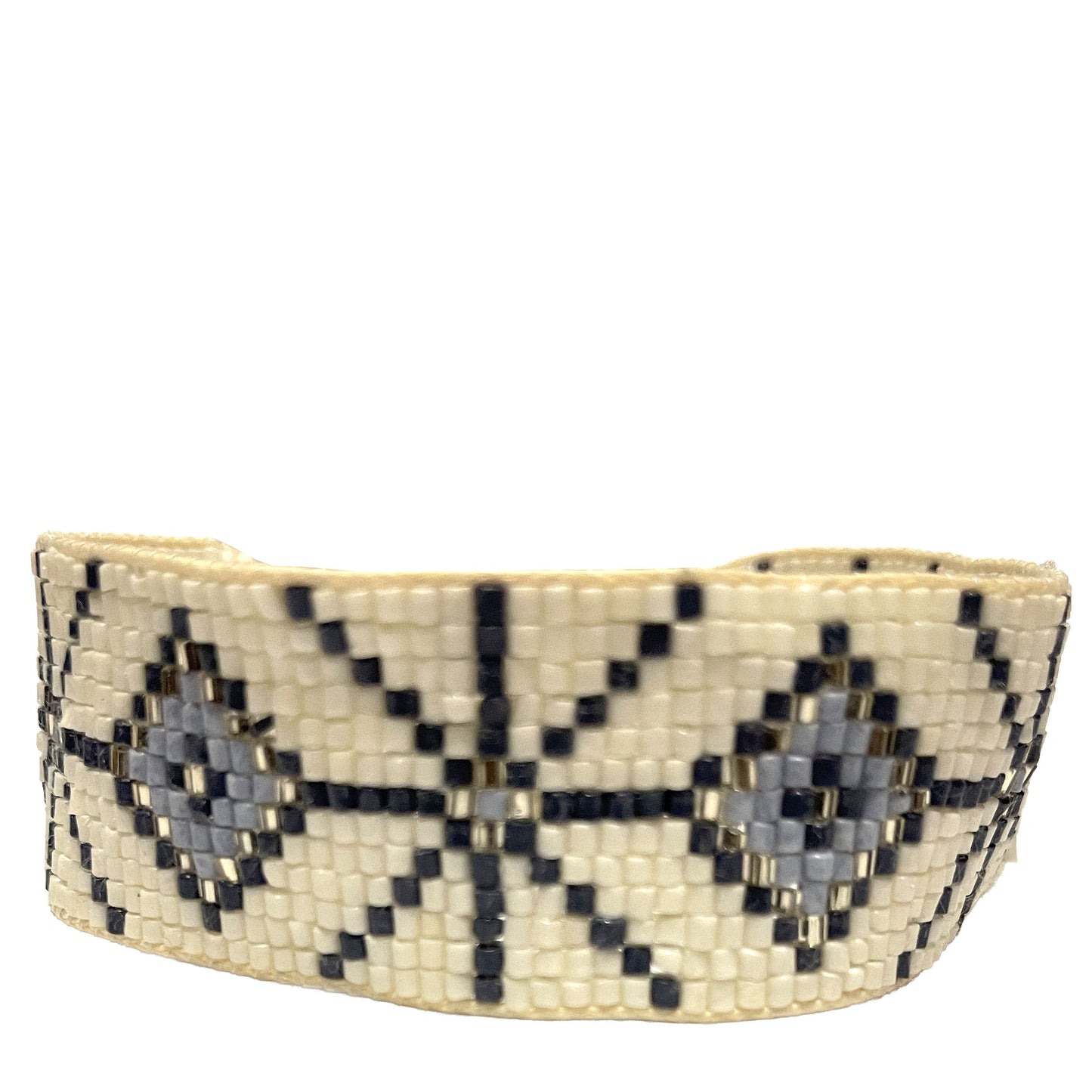 SURKANA Bracciali alti perline giapponesi celesti