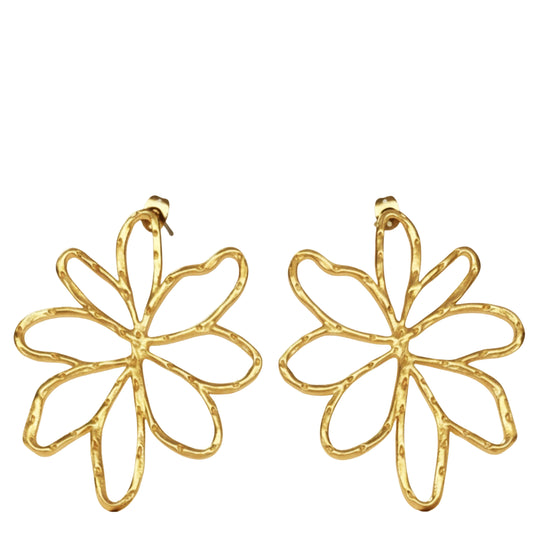 SURKANA Orecchini a fiore Oro