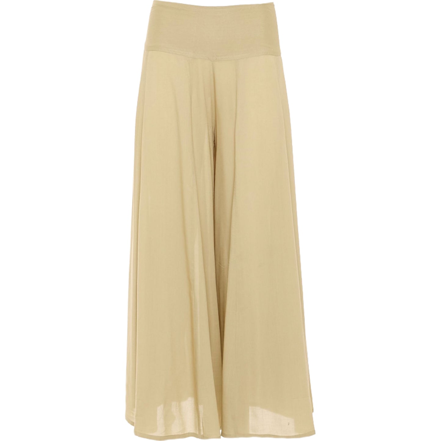 BABA DESIGN Pantaloni VISCOSE FLARE Sabbia