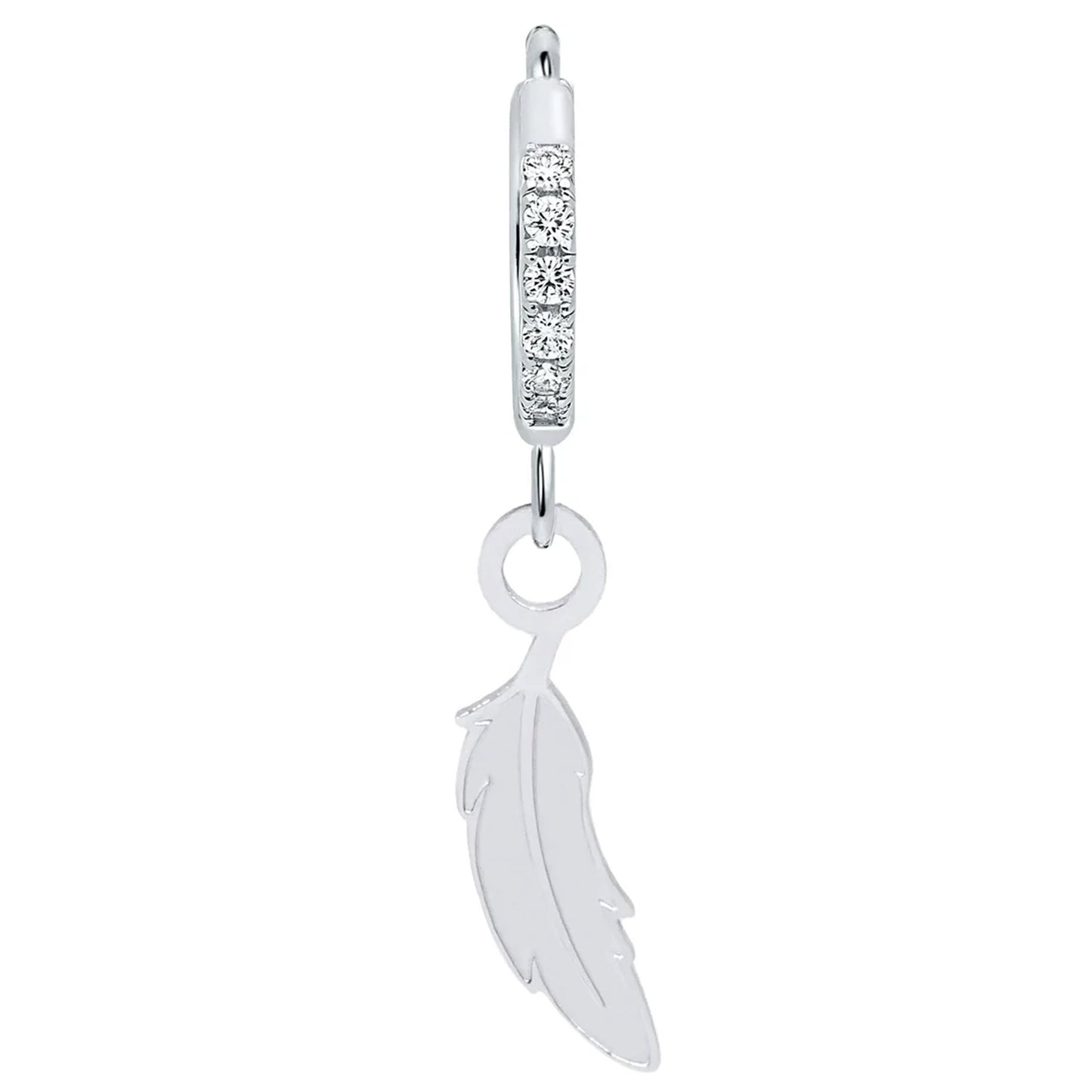 MAD TEA - Orecchini anelle Piuma magica-MAD TEA-VIALESCARPE