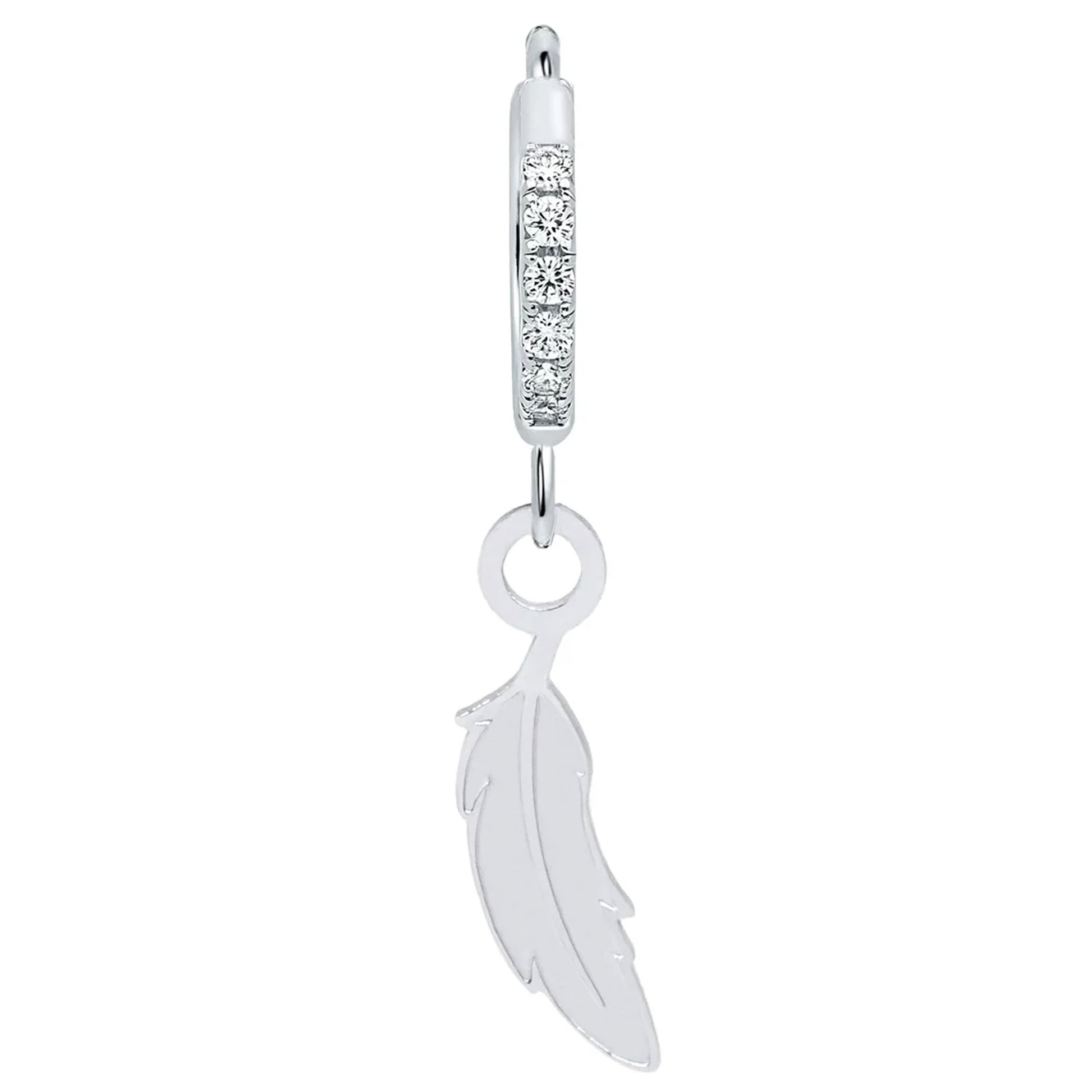 MAD TEA - Orecchini anelle Piuma magica-MAD TEA-VIALESCARPE