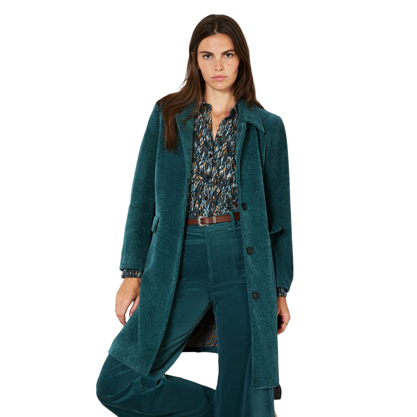 SURKANA - Pantaloni svasati con tasche applicate-SURKANA-VIALESCARPE