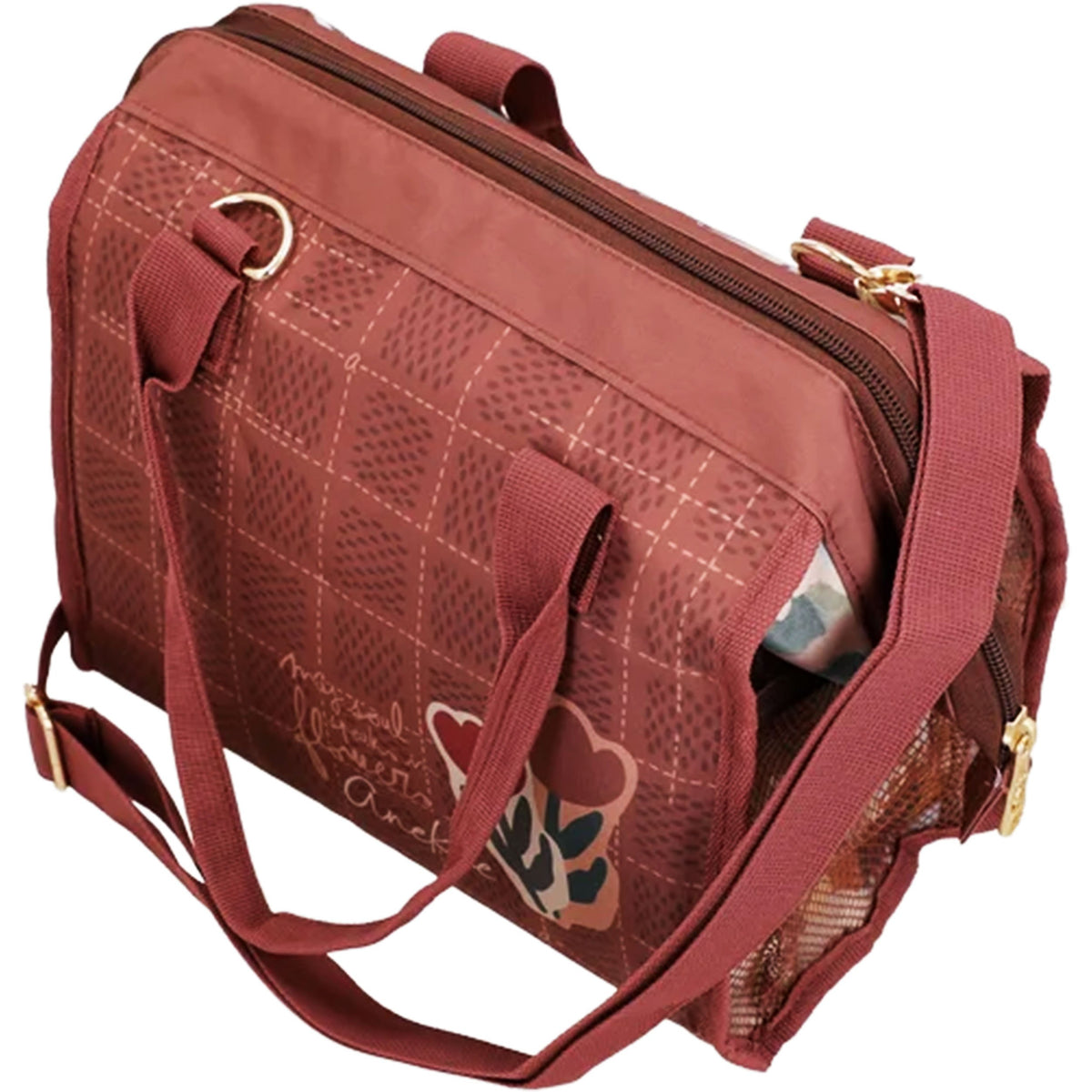 ANEKKE Borsa Porta Pranzo Termica Grande Tulip