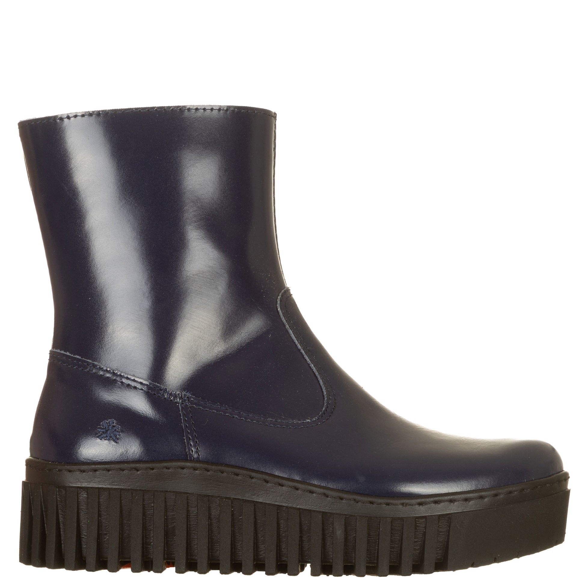 ART Stivaletti Brighton Nappa Shinny Blu Vialescarpe