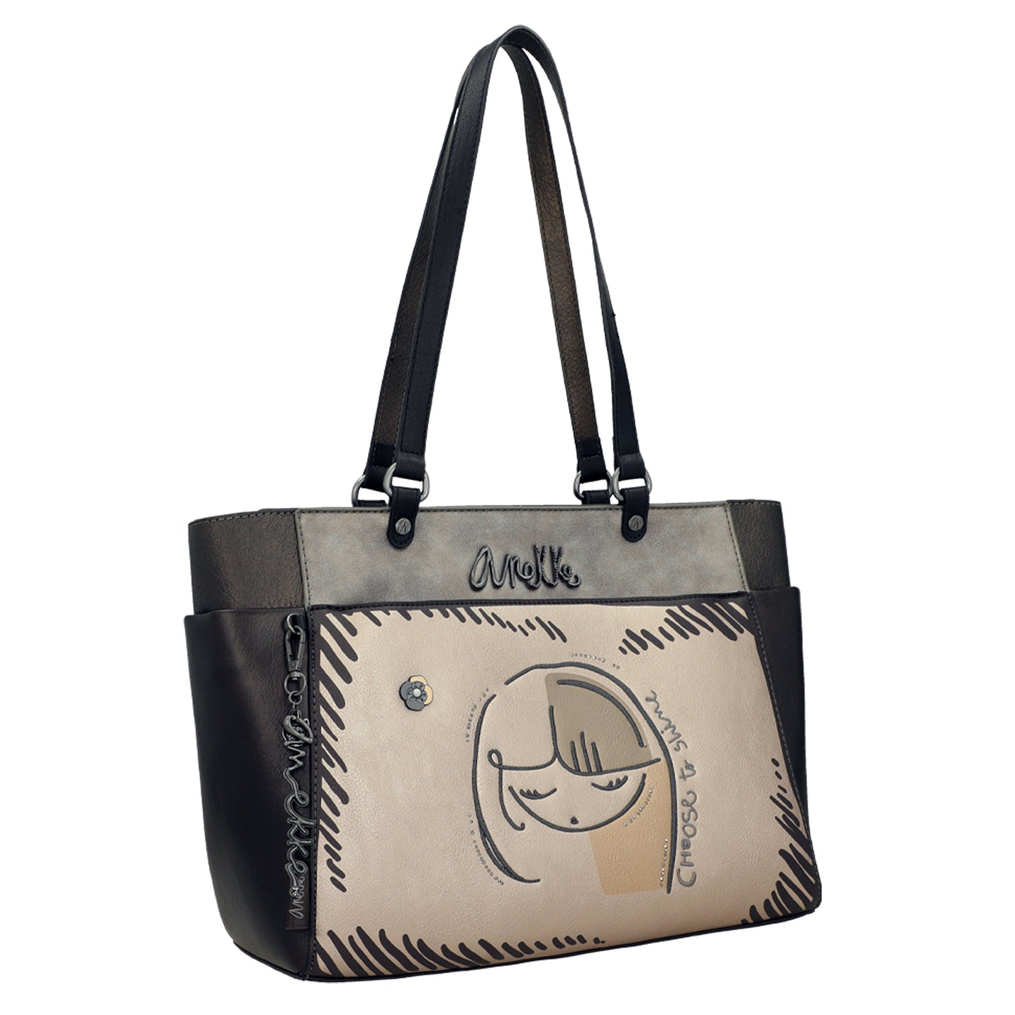 ANEKKE - Borsa a spalla grande Nature Koko-ANEKKE-VIALESCARPE