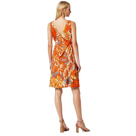 SURKANA Vestito senza maniche con scollo incrociato Arancio-SURKANA-VIALESCARPE