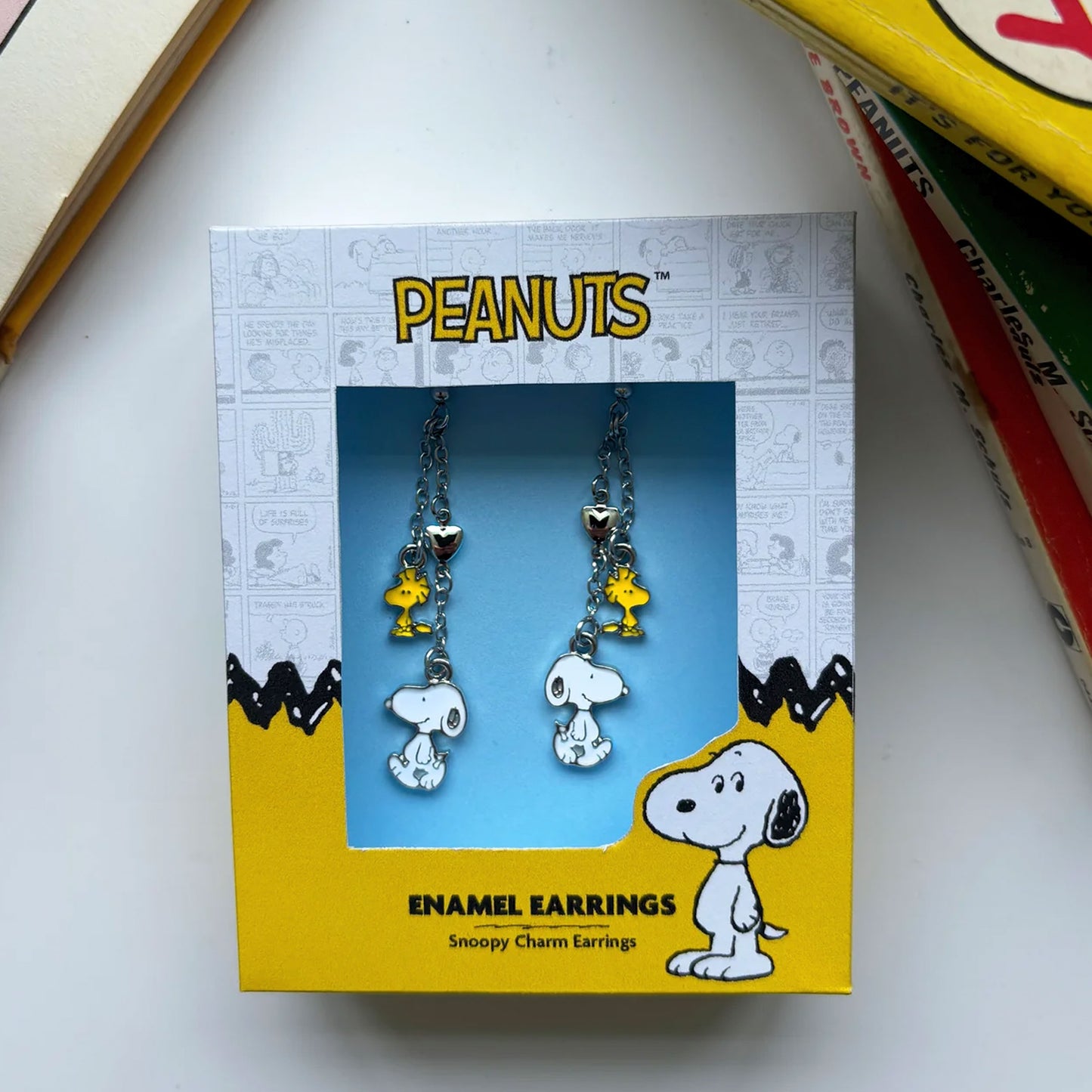 Peanuts Snoopy and Woodstock Earrings