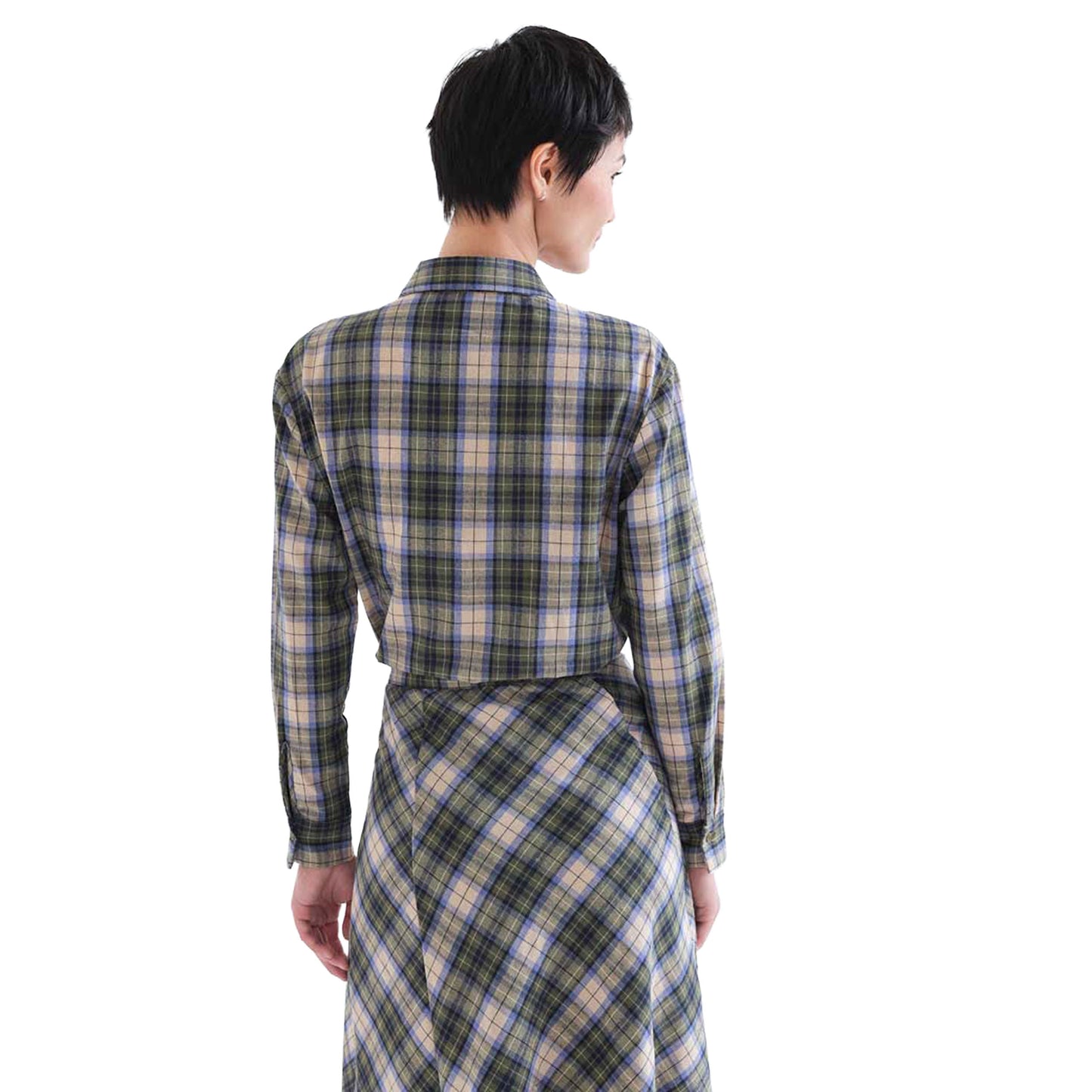 COMPAÑÍA FANTÁSTICA Camicia a quadri verde